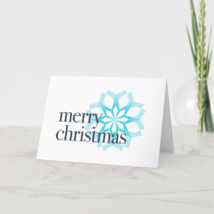Tarjeta Festiva Diferente diseño clásico de "Feliz Navidad"