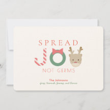 Difundir Navidades blancos de máscara de reno JOY