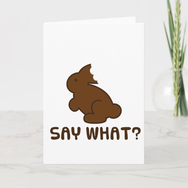 Tarjeta Festiva ¿Diga lo que? (Anverso)