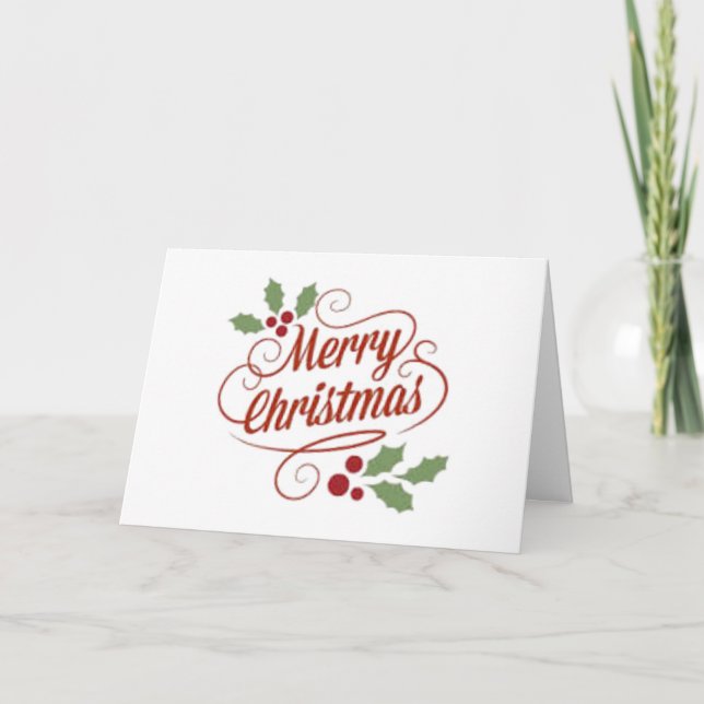 TARJETA FESTIVA DÍGALO A TODOS LOS "FELICES NAVIDAD" (Anverso)
