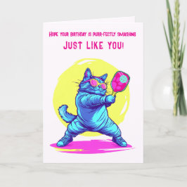 Tarjeta Festiva Dink Like a Cat