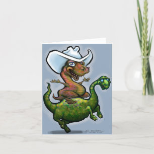 Tarjeta Festiva Dinosaurios