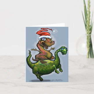 Tarjeta Festiva Dinosaurios