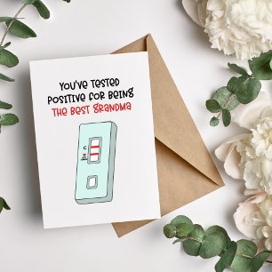 Tarjeta Festiva Dio positivo por ser la mejor abuela
