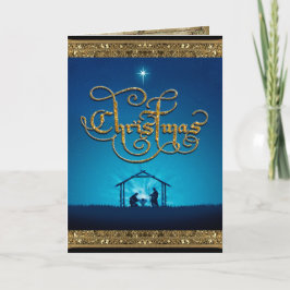 Tarjeta Festiva ¡Dios con nosotros! Celebración de navidades