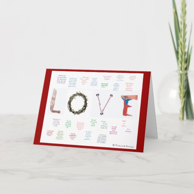 Tarjeta Festiva Dios es... (Anverso)