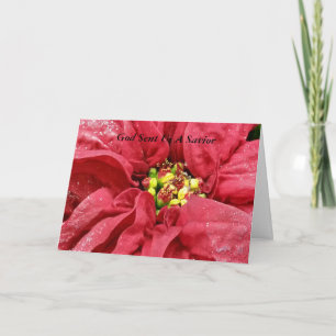 Tarjeta Festiva Dios nos envió a un salvador