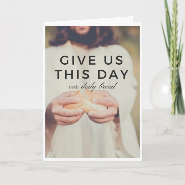 Tarjeta Festiva Dios proporcionará (Anverso)