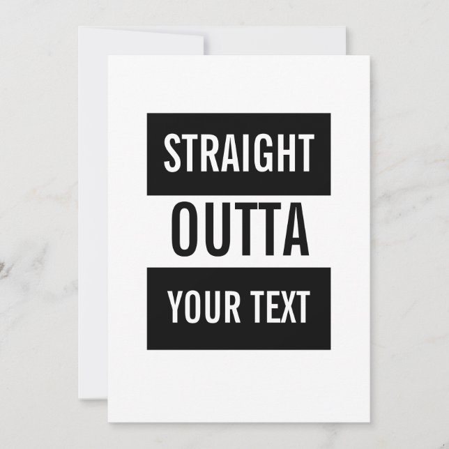 Tarjeta Festiva Directamente Saliendo... (Anverso)