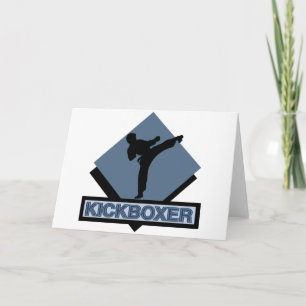 Tarjeta Festiva Dirombo azul Kickboxer
