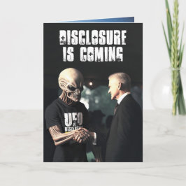 Tarjeta Festiva Disclosure Is Coming  Birthday V1