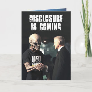 Tarjeta Festiva Disclosure Is Coming  Birthday V1