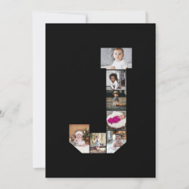 Tarjeta Festiva Diseña tu propio cartel de fotocolage con la letra