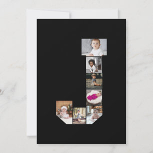 Tarjeta Festiva Diseña tu propio cartel de fotocolage con la letra