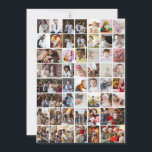 Tarjeta Festiva Diseña tu propio collage de 50 fotos<br><div class="desc">Personaliza tu fotografía. Puedes hacer este producto personalizado para ocasiones especiales como bodas,  cumpleaños,  Navidad,  días festivos,  memoriales,  graduaciones,  aniversarios y más. También se puede regalar a tu mejor amigo,  amigo cercano,  familiares y parientes.</div>