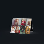 Tarjeta Festiva Diseña tu propio collage de 7 fotos<br><div class="desc">Personaliza tu fotografía. Puedes hacer este producto personalizado para ocasiones especiales como bodas,  cumpleaños,  Navidad,  días festivos,  memoriales,  graduaciones,  aniversarios y más. También se puede regalar a tu mejor amigo,  amigo cercano,  familia y parientes.</div>