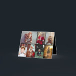 Tarjeta Festiva Diseña tu propio collage de 7 fotos<br><div class="desc">Personaliza tu fotografía. Puedes hacer este producto personalizado para ocasiones especiales como bodas,  cumpleaños,  Navidad,  días festivos,  memoriales,  graduaciones,  aniversarios y más. También se puede regalar a tu mejor amigo,  amigo cercano,  familiares y parientes.</div>