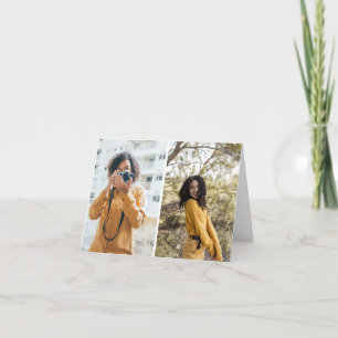 Tarjeta Festiva Diseñar su propio Collage de fotos 2