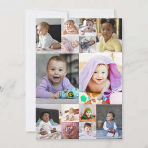 Tarjeta Festiva Diseñar su propio Collage de fotos de 14