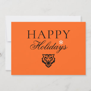 Tarjeta Festiva Diseño de Espíritu de los Bengals de la Universida