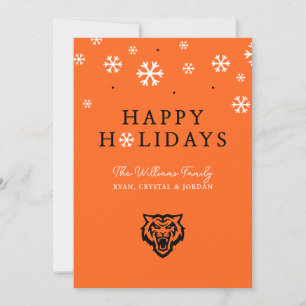 Tarjeta Festiva Diseño de Espíritu de los Bengals de la Universida