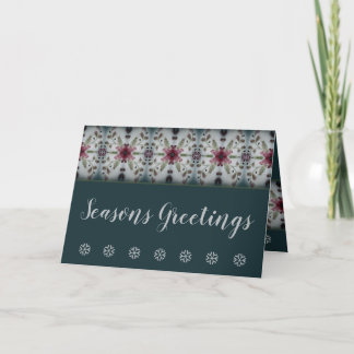 Tarjeta Festiva Diseño De Estilo Victoriano