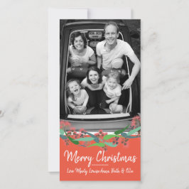 Tarjeta Festiva Diseño de Foto de Eucalipto