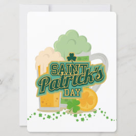 TARJETA FESTIVA DISEÑO DE SAN PATRICIO
