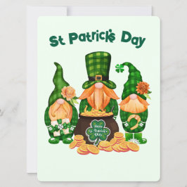 TARJETA FESTIVA DISEÑO DE SAN PATRICIO