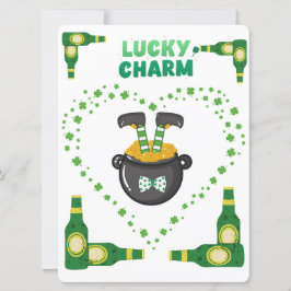 TARJETA FESTIVA DISEÑO DE SAN PATRICIO