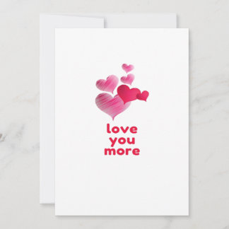 Tarjeta Festiva Diseño de San Valentín más lindo te amo
