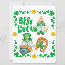 TARJETA FESTIVA DISEÑO DE ST PATRICK