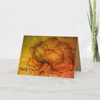 Tarjeta Festiva diseño de 'T'arici Rose', Gracias