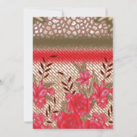 Diseño de tejidos intrincados con motivos florales