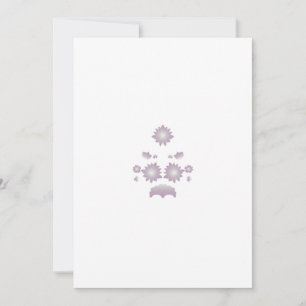 Tarjeta Festiva Diseño decorativo del Rosa Leche Blanca Clásica