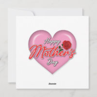 Diseño del Día de la Madre con mucha elegancia