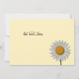 Tarjeta Festiva Diseño detallado de arte botánico de la margarita