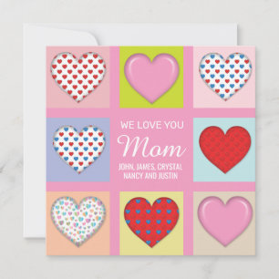 Tarjeta Festiva Diseño elegante y emotivo del Día de la Madre
