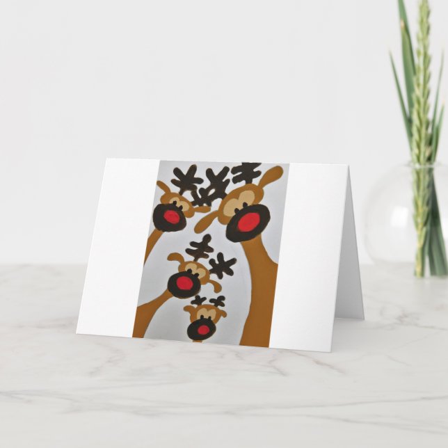Tarjeta Festiva Diseño exclusivo moderno de moda para la captación (Anverso)