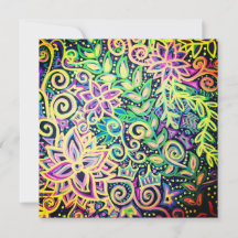 Diseño floral brillante