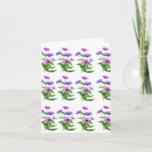 Tarjeta Festiva Diseño minimalista espiritual floral celestial