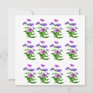Tarjeta Festiva Diseño Minimalista Floral Espiritual Celestial