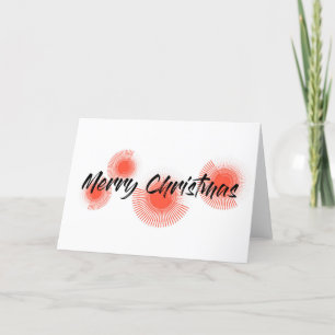Tarjeta Festiva Diseño moderno, alegre y lúdico "Feliz Navidad"