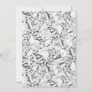 Tarjeta Festiva Diseño seco Veintidós