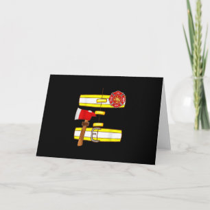 Tarjeta Festiva Disfraz de bombero de Halloween fan hombres mujere