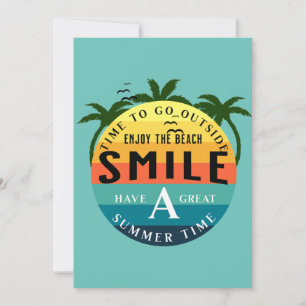 Tarjeta Festiva Disfruta de un gran verano