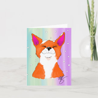 Tarjeta Festiva ¡Disfrutando de la Nieve!