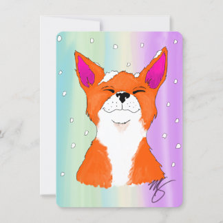 Tarjeta Festiva ¡Disfrutando de la Nieve!