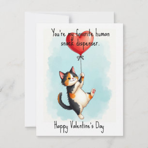 Tarjeta Festiva Dispensador de Snacks de Mi Corazón 💘🐈