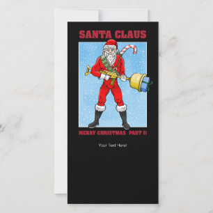 Tarjeta Festiva Distribución de regalos de Santa Claus